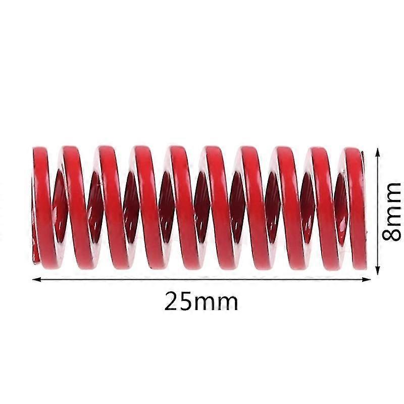 1 Pcs Red Pressure Compression Spring Loading Die Mold 8mm X 25mm
