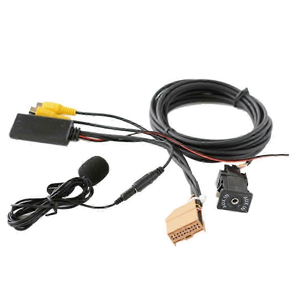 12V MMI 2G Samochodowy adapter Bluetooth AUX Mikrofon muzyczny audio dla A6 A8 2006-2008 J523 Tylko dla trybu AV1 AV2