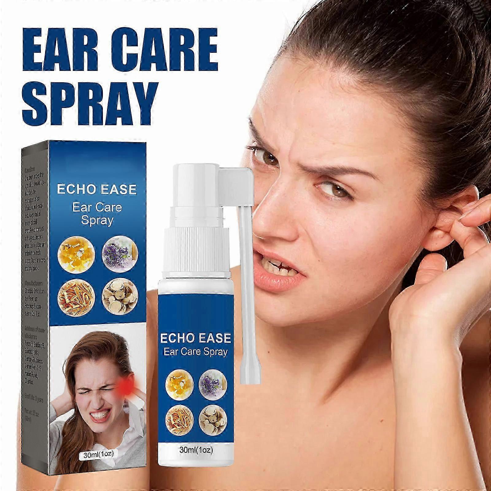 υψηλής ποιότηταςECHO Ease Ear Care Spray, Εμβοές Relief Spray, Εμβοές Relief για κουδούνισμα αυτιών, βελτιώνει αποτελεσματικά την ακοή και ανακουφίζει από την ταλαιπωρία