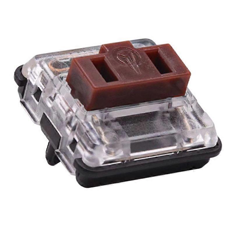 70pcs Low Profile Choc Switch 1350 RGB pour Clavier Marron