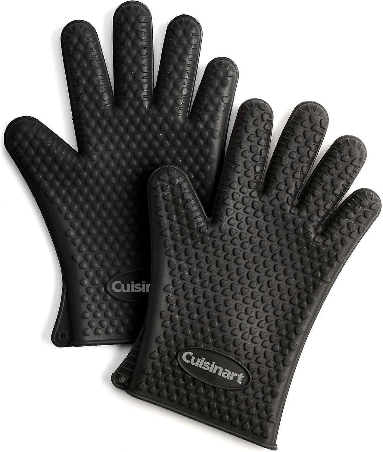 Smokers, Heat Resistant Silicone Gloves, Black