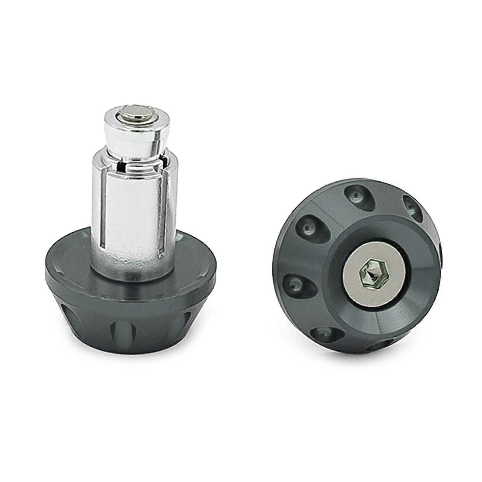 7/8" 22mm Universal Motorcycles Handle Bar End Handlebar Grips ends Sliders Cap Plug Slider Counterweight titanium color