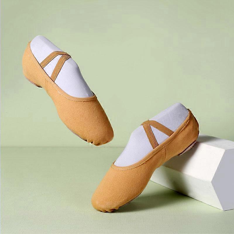 Girls Ballet Shoes Canvas Soft Sole Ballet Dance Slippers Children Practise Ballerina Shoes Woman Dance Shoes