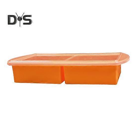 Silicone Soup Freezer Tray with Flexible Lid BPA-Free Leak-proof Versatile Freezing Molds for Soups Sauces And Complementary Food