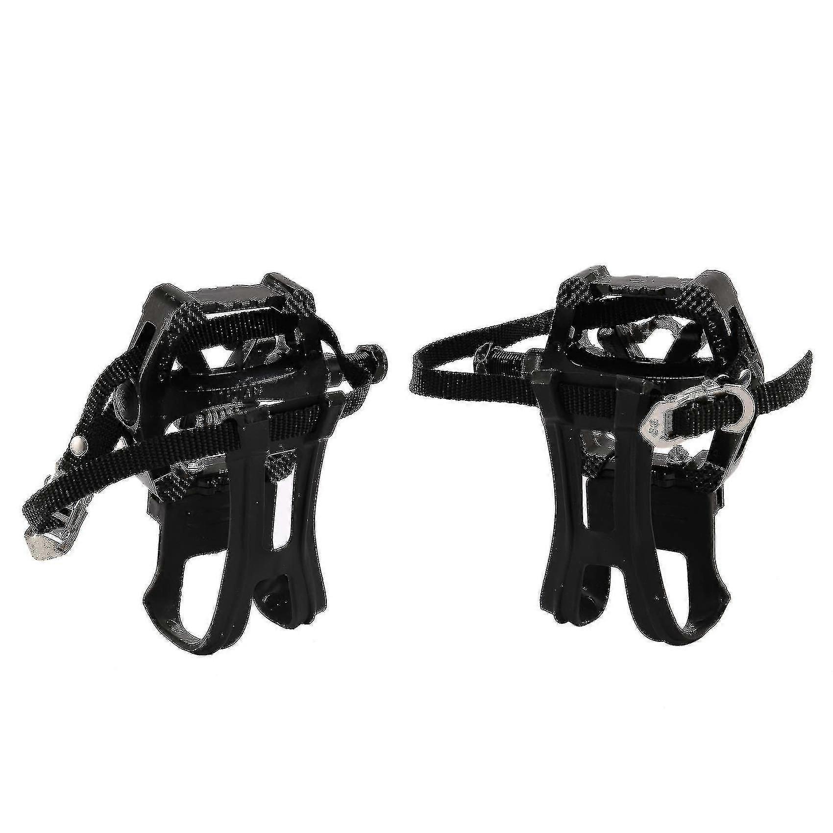 Spd Pedals With Toe Clip Ss Compatible With Spd Pedals 1/2inch