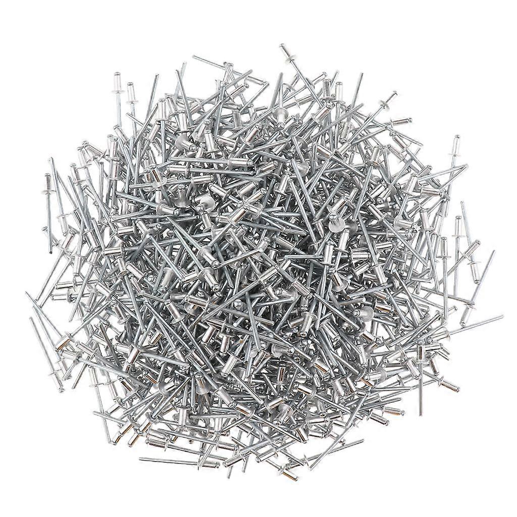 1000PCS OPEN DOME HEAD Aluminum RIVETS 4.0mmØ*7mm 4.0x7mm
