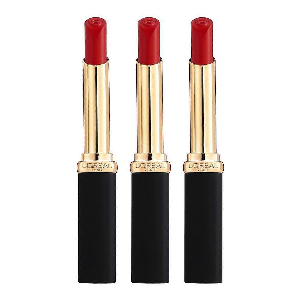 3 x L'Oreal Color Riche Intense Volume Matte Lipstick - 336 Le Rouge Avant-garde
