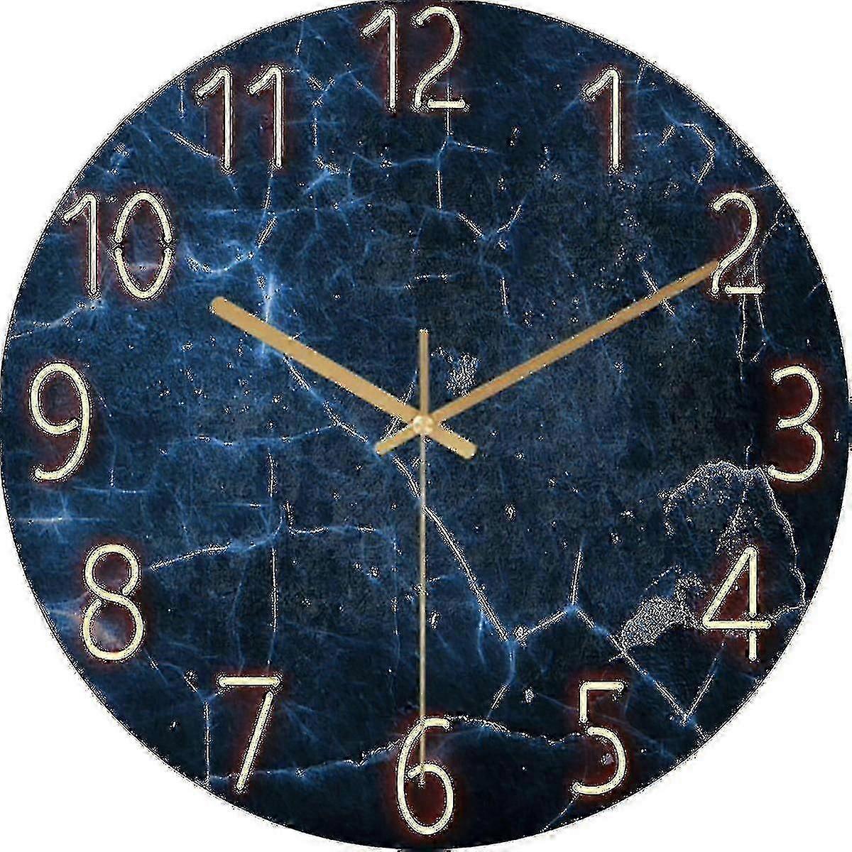 Orologio Quarzo Casa Vetro Semplice Vivere Tranquillo Colore Silenzioso