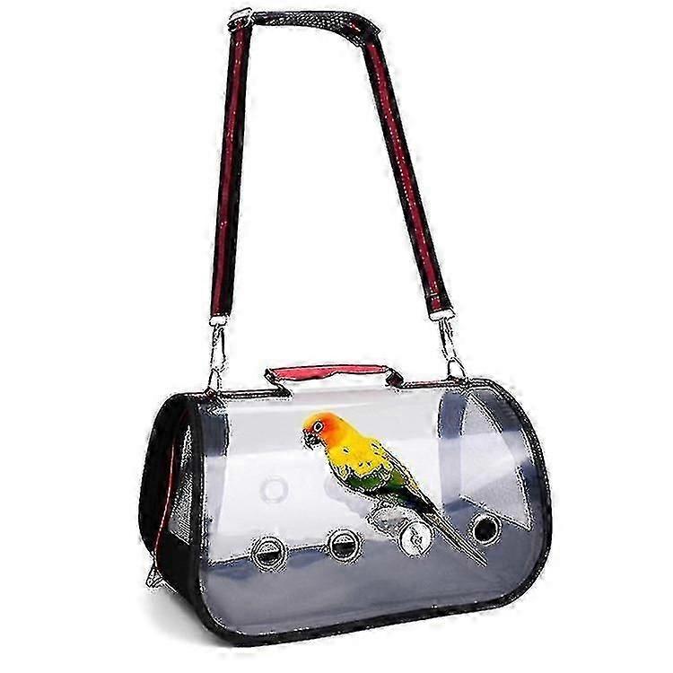 Bird Cage Parrot Bird Carrier Travel Parrot Backpack With Standing Stick Blue