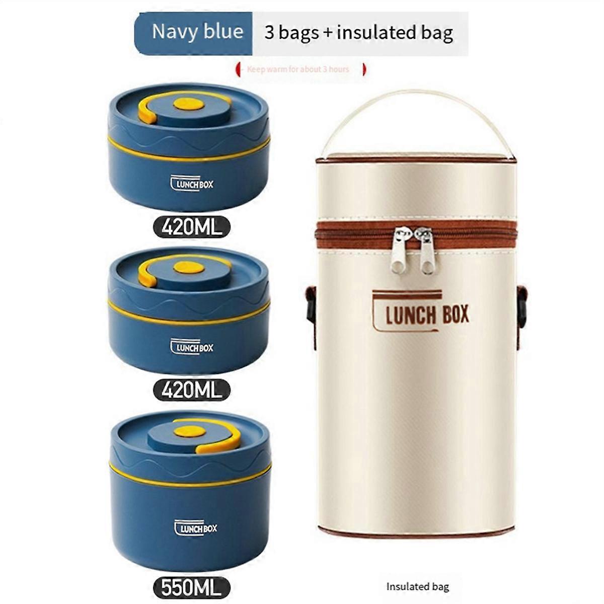 Food Warm Lunch Container, Thermal Lunch Container Brown A