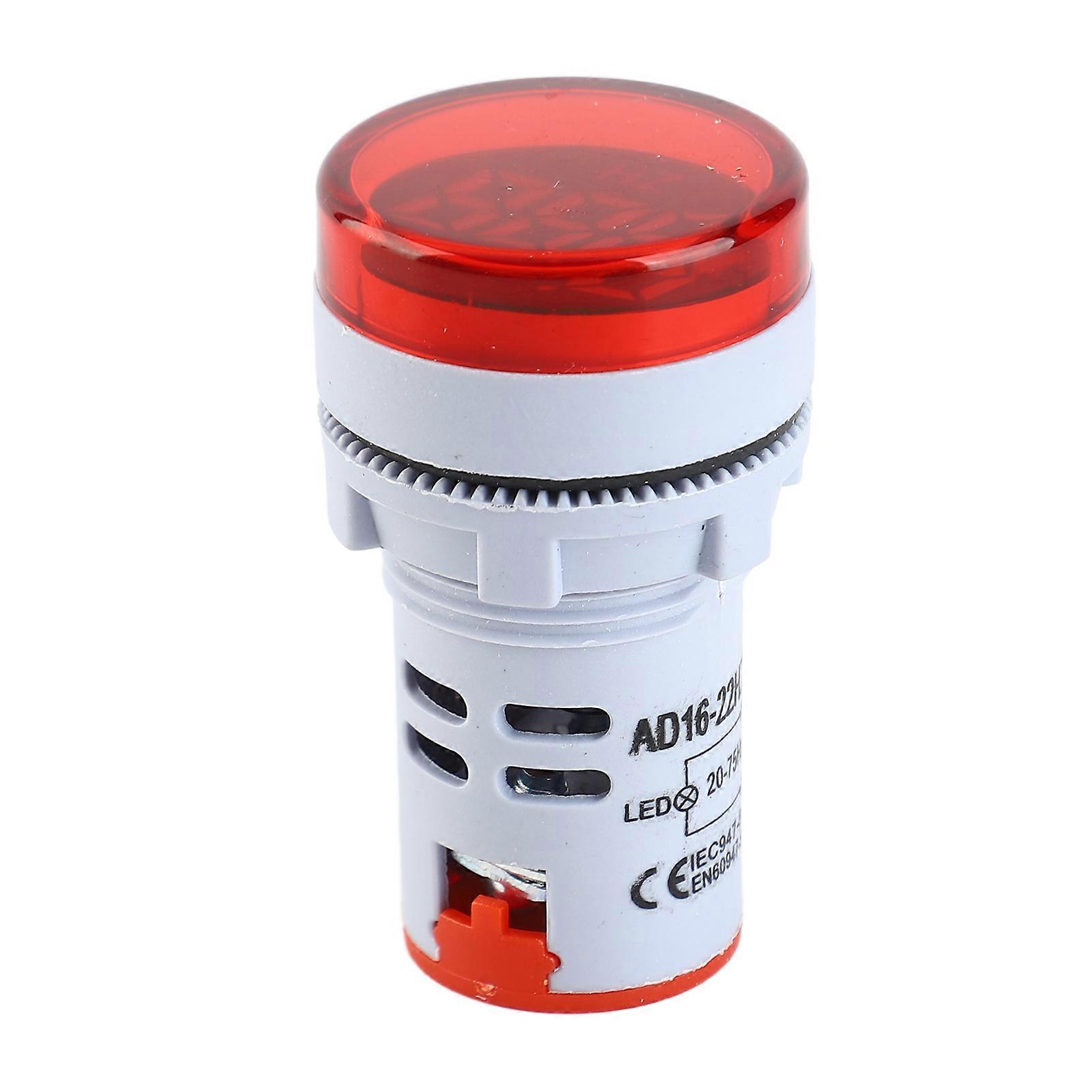 AD16 22HZ Frequency Meter 20~75Hz Frequency Indicator Light Panel Meter Monitor