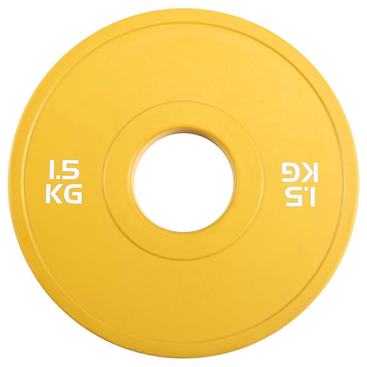 Gym Micro-Type Plates Dumbbell Weight Plate Rubber Fractional 1.5KG