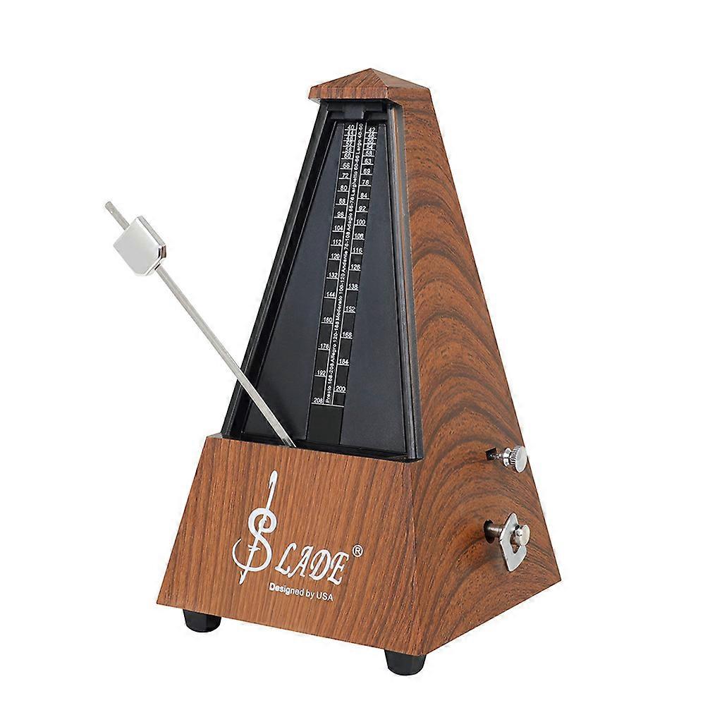 Métronome mécanique rétro universel, métronome universel pour piano, guitare, violon, batterie et autres instruments en teck