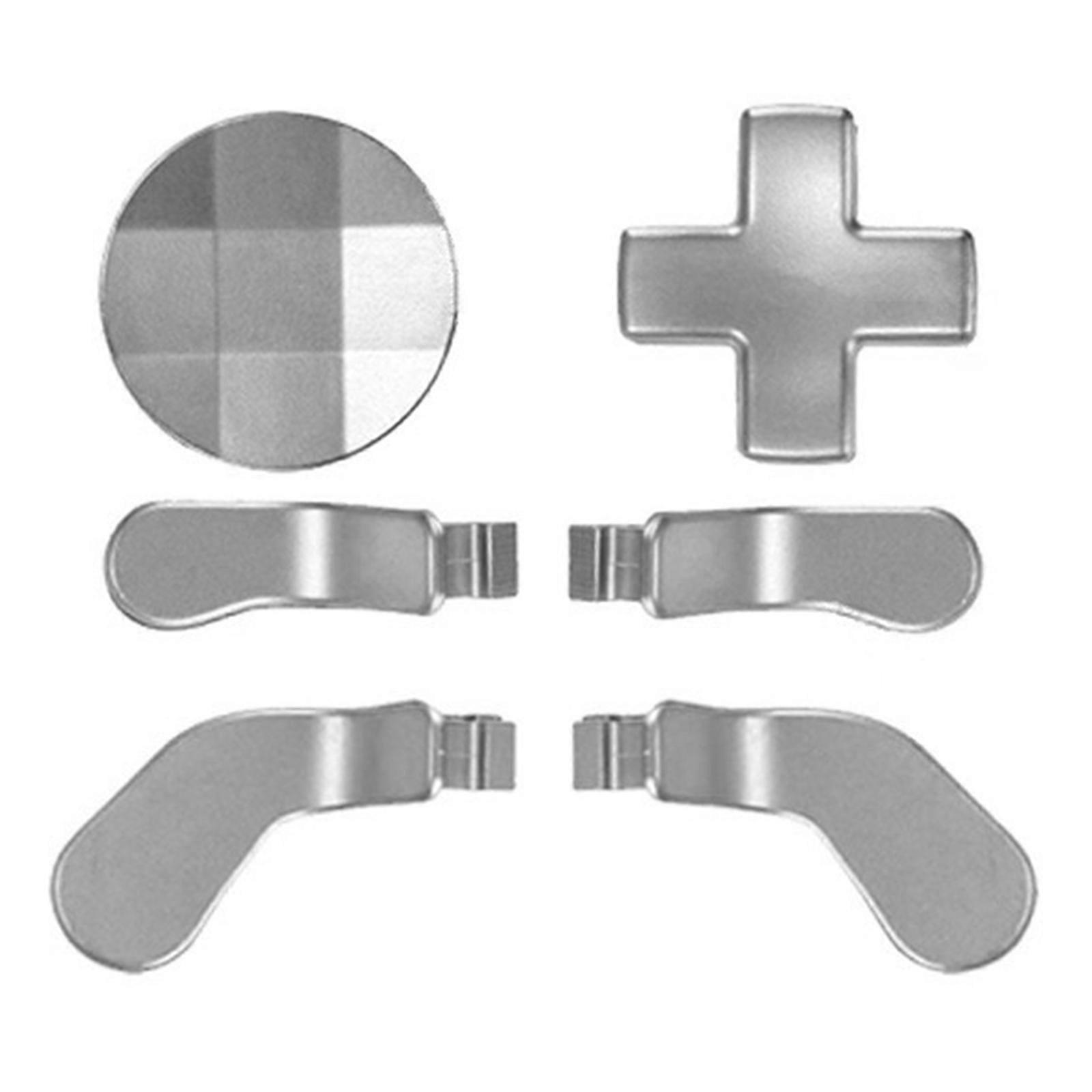 Metal Paddles, Back Hair Triggers Locks Replacement Parts for Controller Gaming Accessories Silver