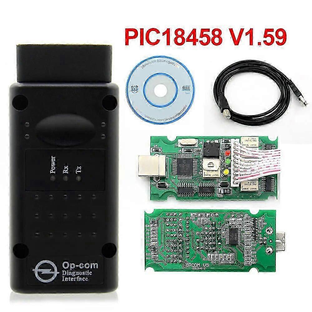 Factory Original OPCOM V1.78 Version OP COM Auto Diagnostic Tool Scanner with PIC18F458 chip OBD2 OP-COM CAN BUS For Opel