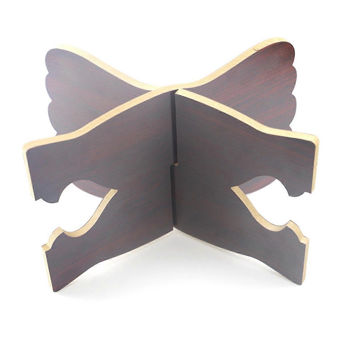 Wood Book Stands Intersect Frame Wood Book Holder,Open Bookstand Blue