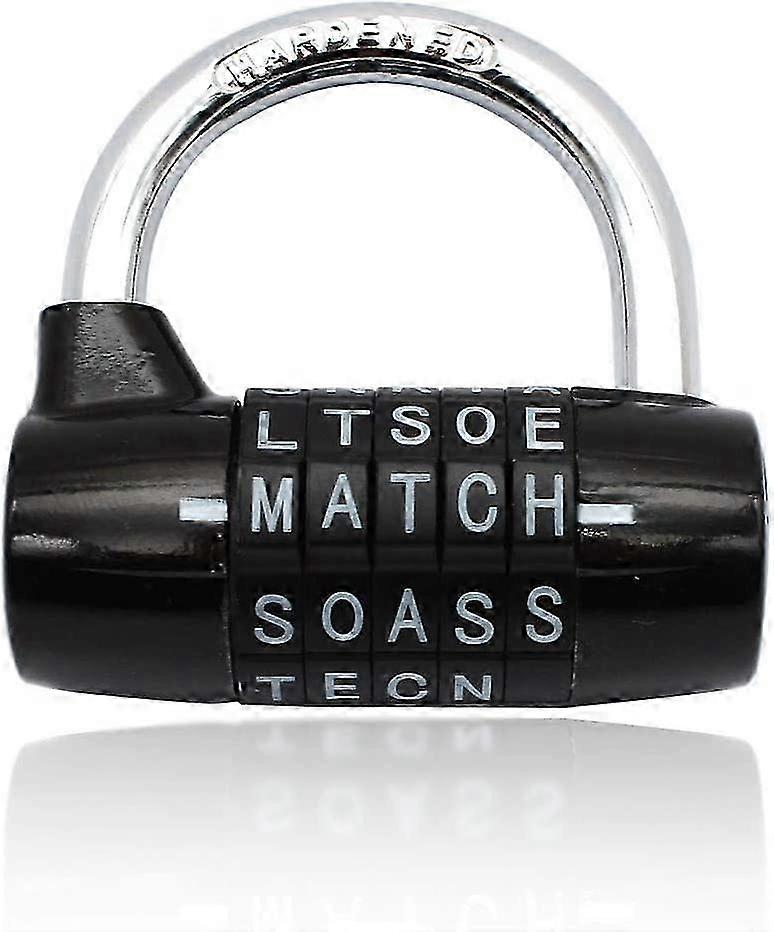Combination Padlock,Waterproof and Rustproof(5 Letter Padlock) Edition