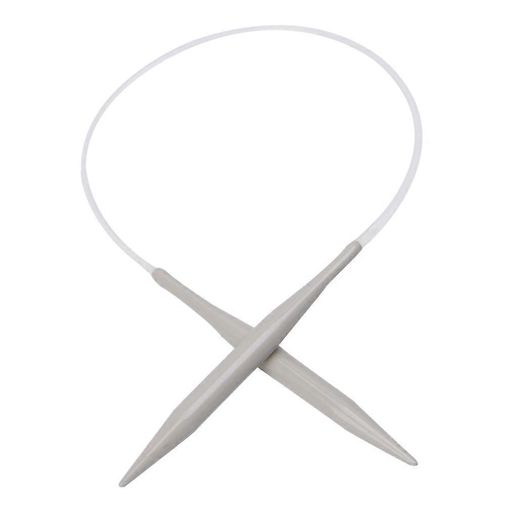 Circular Knitting Needles 40cm/15.75"All Size Metal Handmade Knitting Crafts Accessory for Mother‘s Day Mother Mom Use  Silver