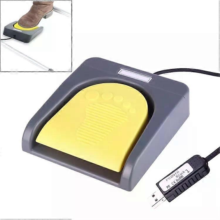 USB Foot Switch-Multimedia Control,Gamepad & Keyboard Functions -