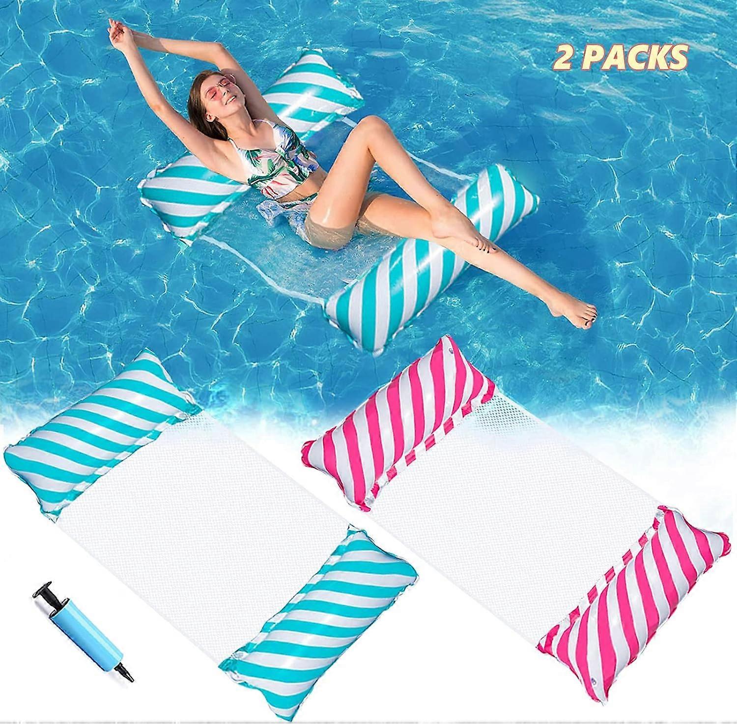 2pcs-Floating bed-blue + rose red