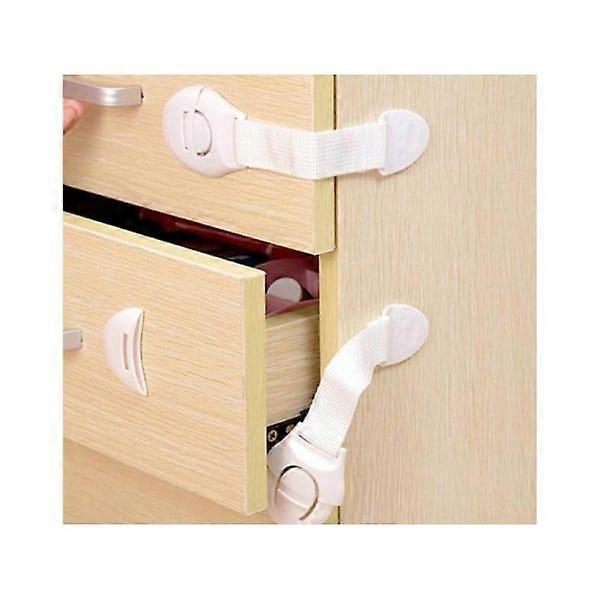 Cabinet protectors and drawer locks 8-pack