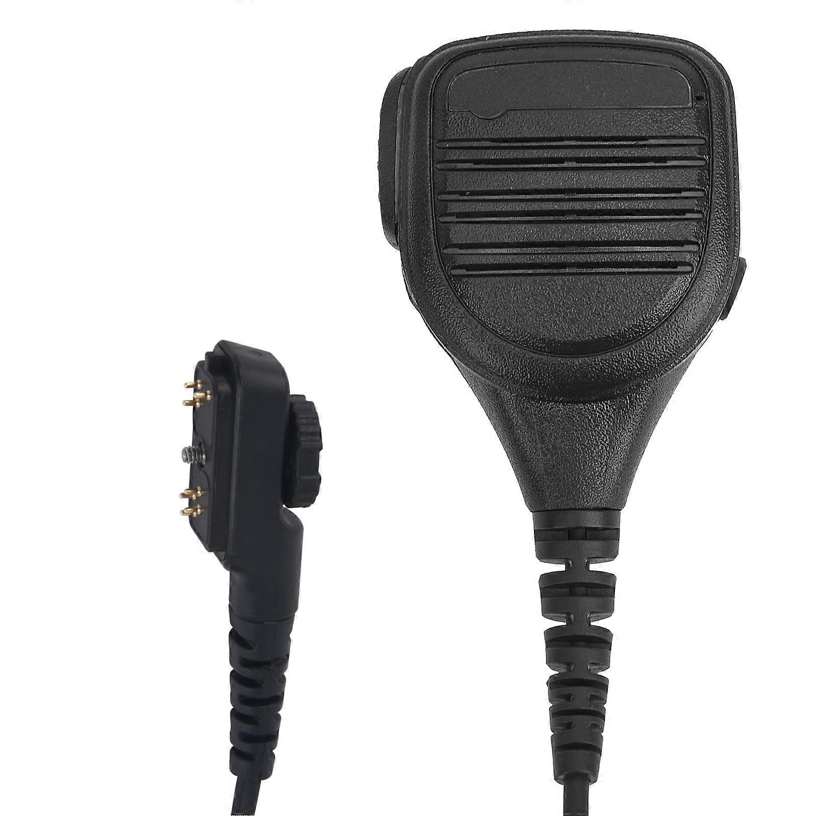 Radio Shoulder Lapel Mic Walkie Talkie Speaker Microphone with 3.5mm Audio Jack