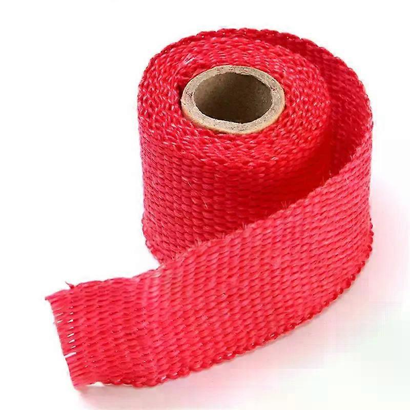 Motorfiets Auto Uitlaatpijp Wrap Tape Warmte Wrap Blauw Zwart 1,5 Meter Auto Uitlaatpijp Wrap Isolatie Vezel Tape Auto Accessoire