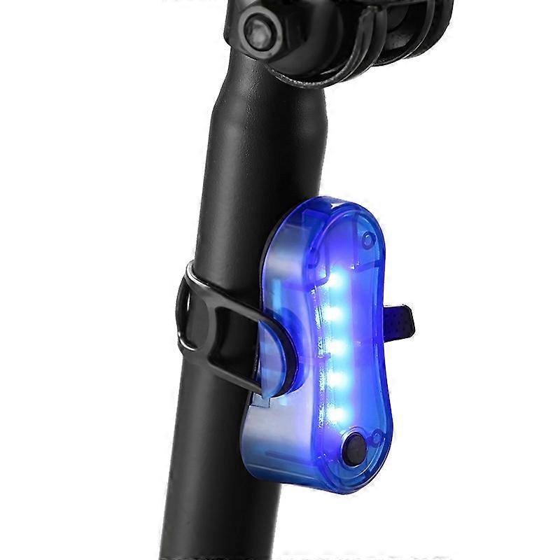 Bike Rear Tail Light USB Rechargeable Red/Blue/White LED Bicycle Seatpost Tail Light For Night Riding Safety Warning Light