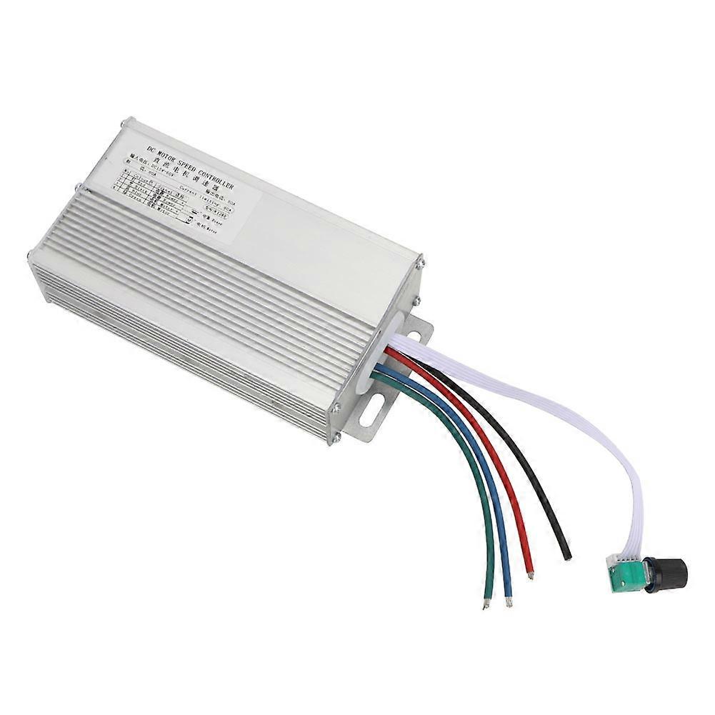 DC Brush Motor Speed Controller 12~60V Stepless Motor Speed Governor Regulator 80A