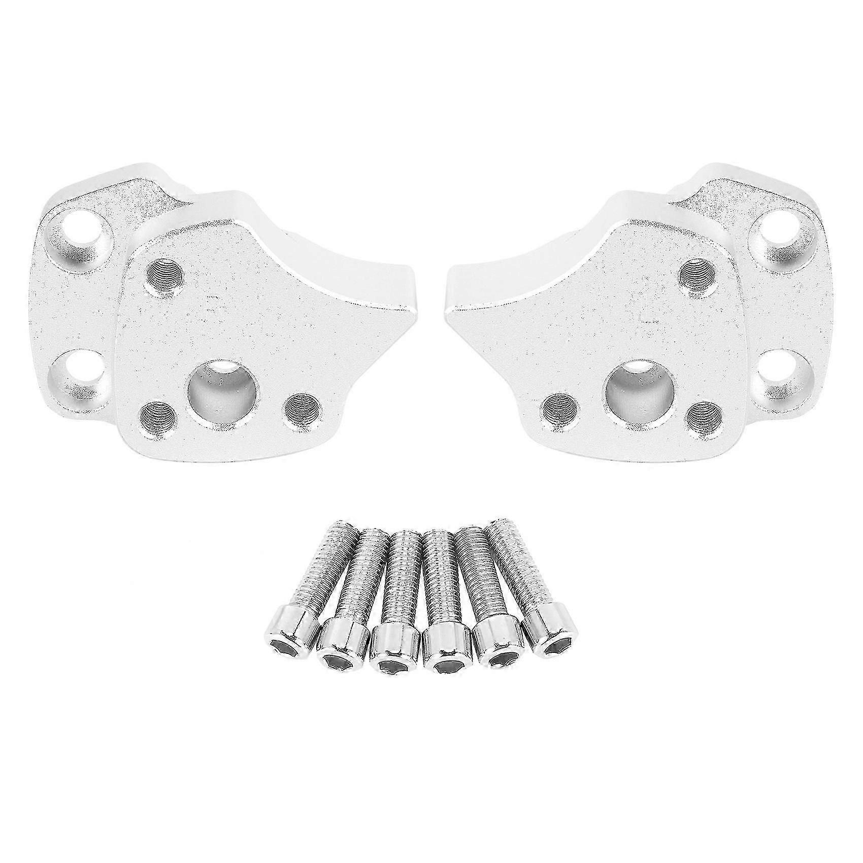 25mm المقود الناهض ل FJR1300 FJR 1300 2001-2005 الفضة مقبض بار الناهضين اكسسوارات الدراجات النارية