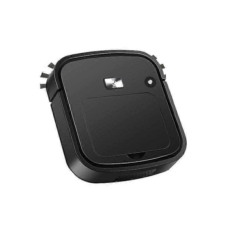 3 in 1 Smart USB Charging Sweeping Machine, Specification: Spray Type (Cool Black)