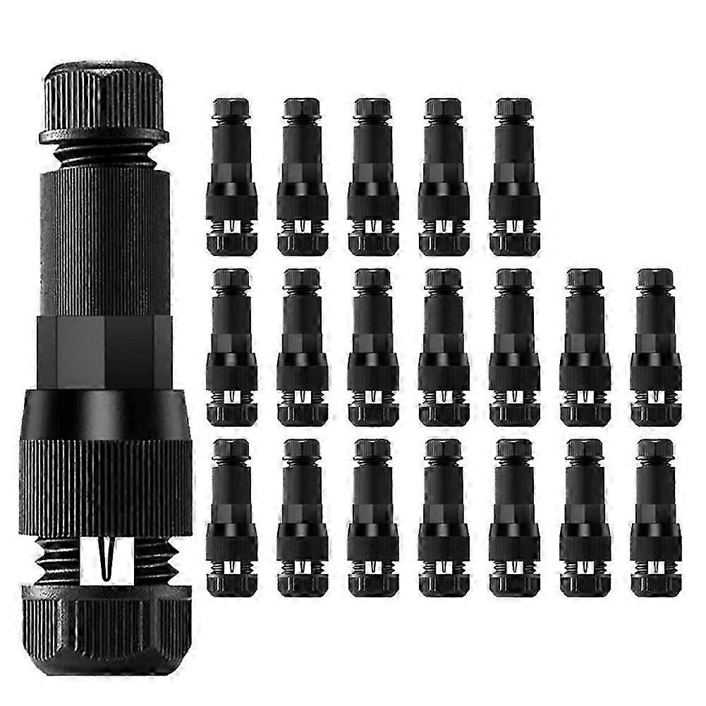 20 قطعة موصل سلك الجهد المنخفض غير تجريد الأسلاك لمصباح العشب في الهواء الطلق أضواء المناظر الطبيعية حديقة الإضاءة