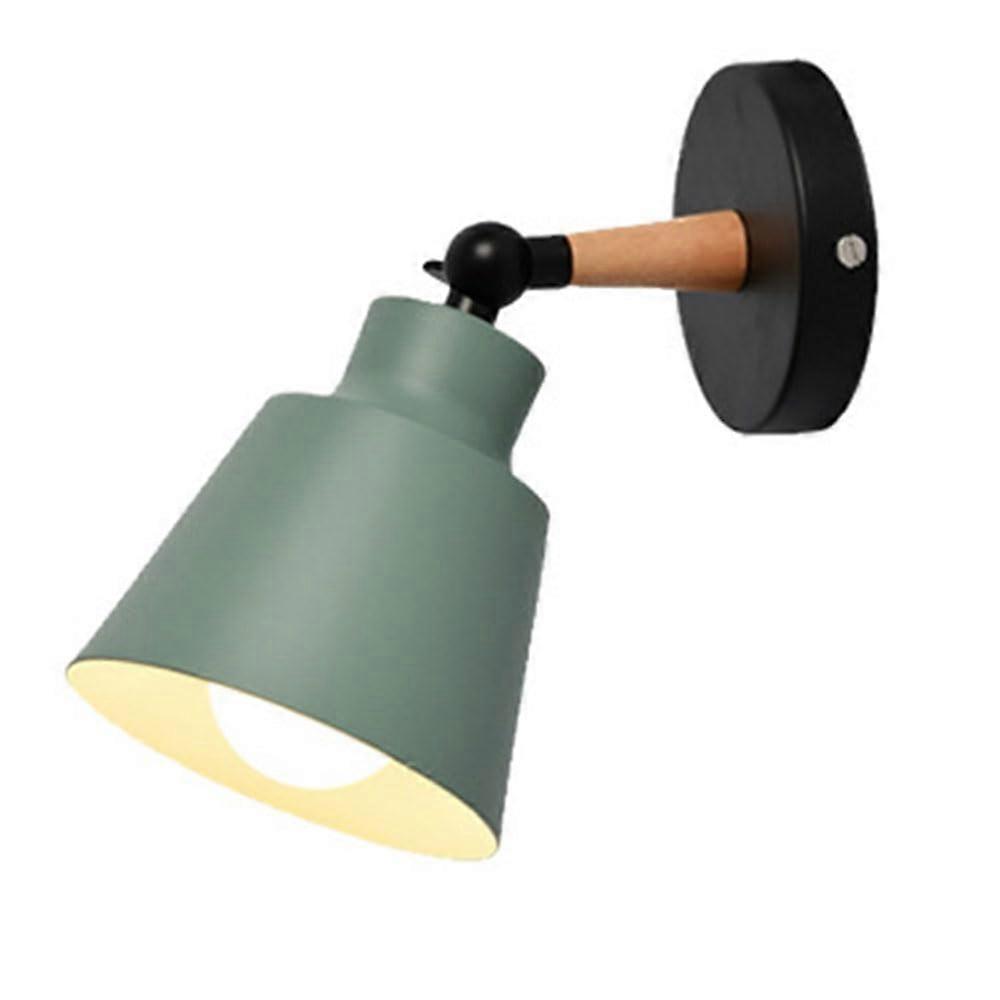 Modern Macaron Yellow Wall Lamp, Frosted Paint Finish, E26 Base, Wall Mounted Lighting for Bedroom and Bathroom Usage