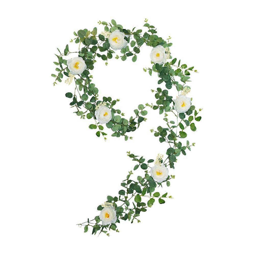 180CM Fake Rose Garland Artificial Silk Flower Vines Hanging Floral Garland
