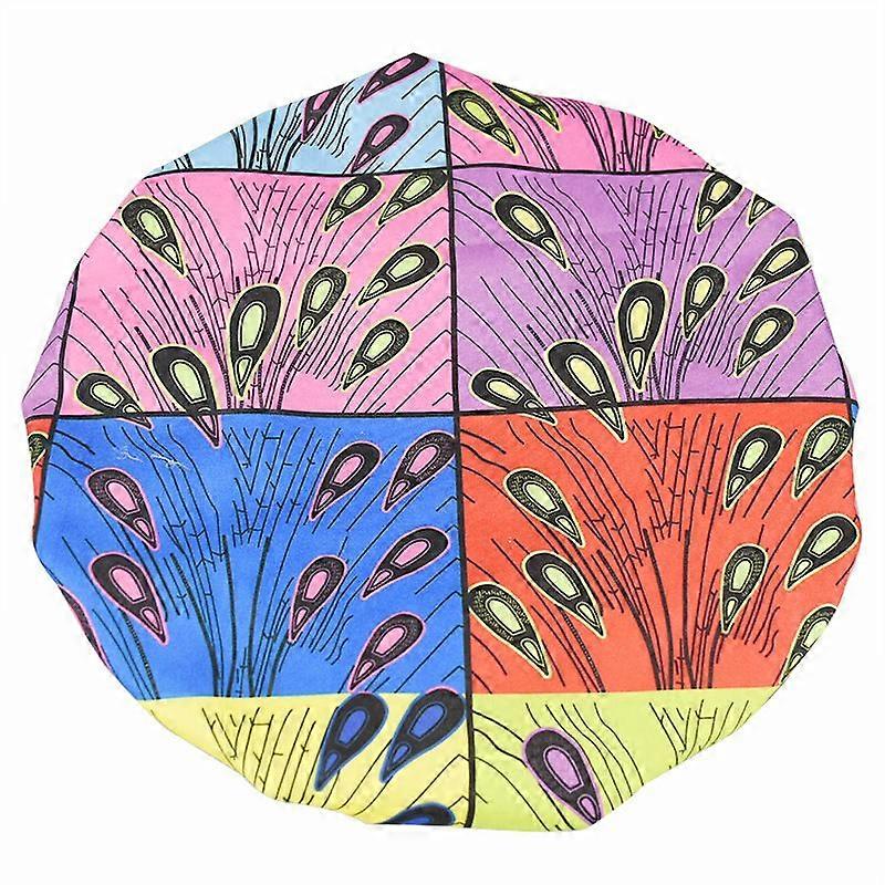 Soft dual-use shower cap shower cap adjustable size double layer shower cap shower cap