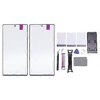 2 Pcs Replacement for Galaxy Note 10 Plus Front Outer Lens Glass Screen with OCA Adhesive and Repair Tools