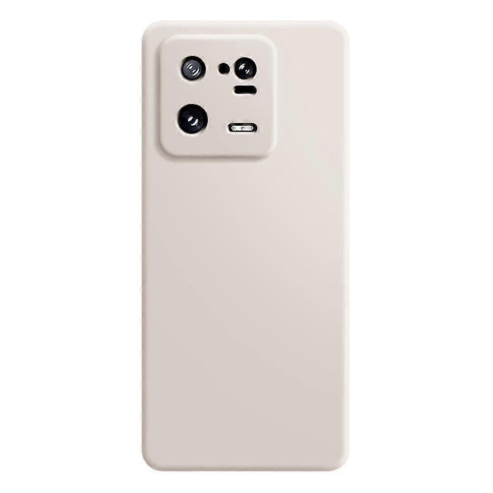 Rubberized Mobile Phone Guard Tpu Case For Xiaomi 13 Pro 5g, Microfiber Lining Design Straight Edge Protective Cover