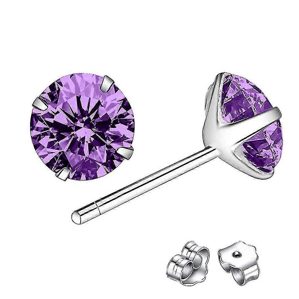 Classic Sterling Silver Stud Earrings, Hypoallergenic Earrings