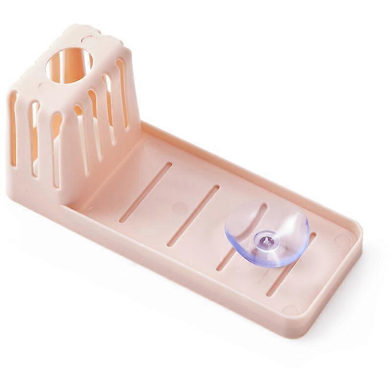 Shelf, sponge drainer, pink kitchen shelf