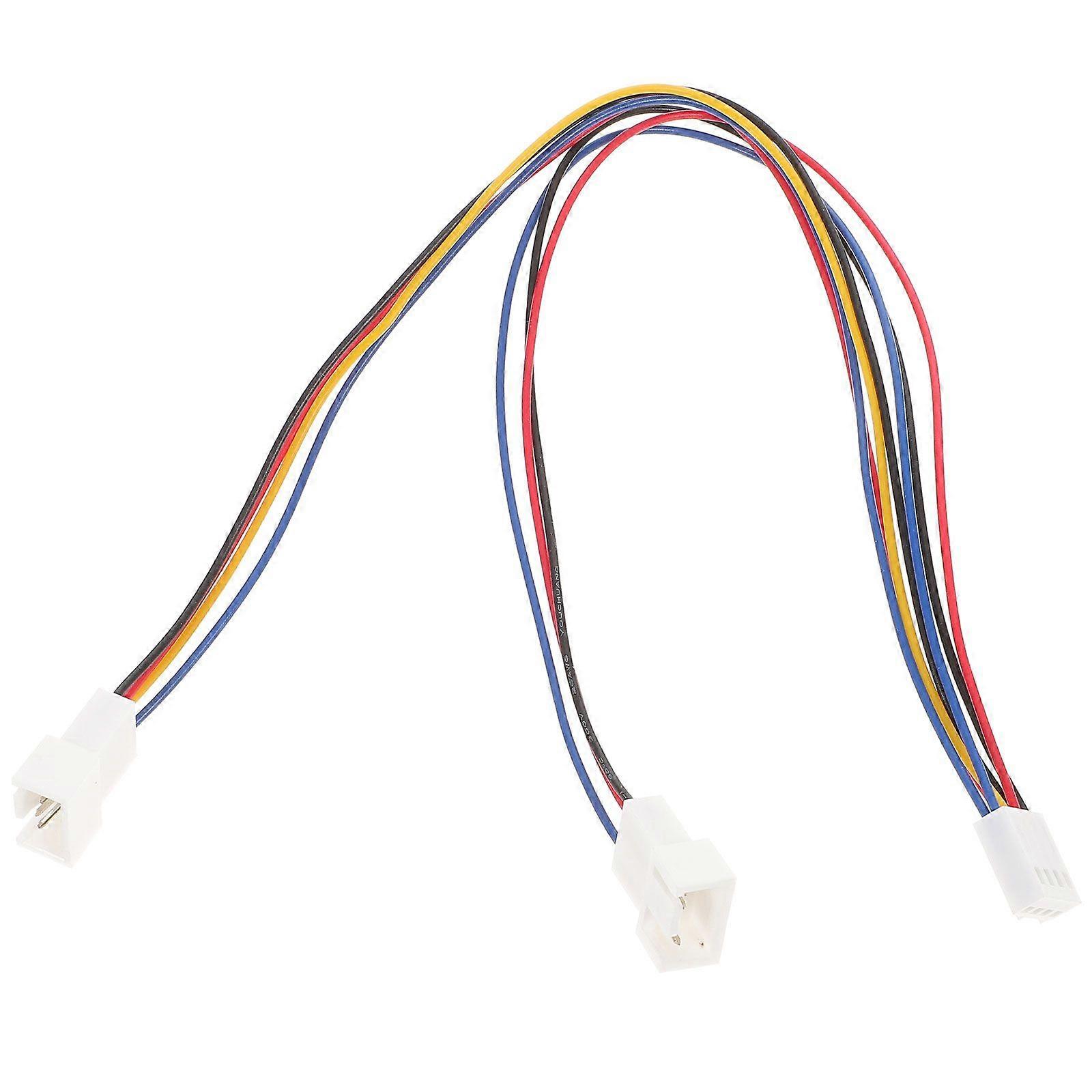 1 to 3 Mainboard CPU 4 PIN Fan Extention Cables PWM 4P Adapter Cable Computer Case Mainboard 4 PIN Power Cables Connectors Fan Splitter