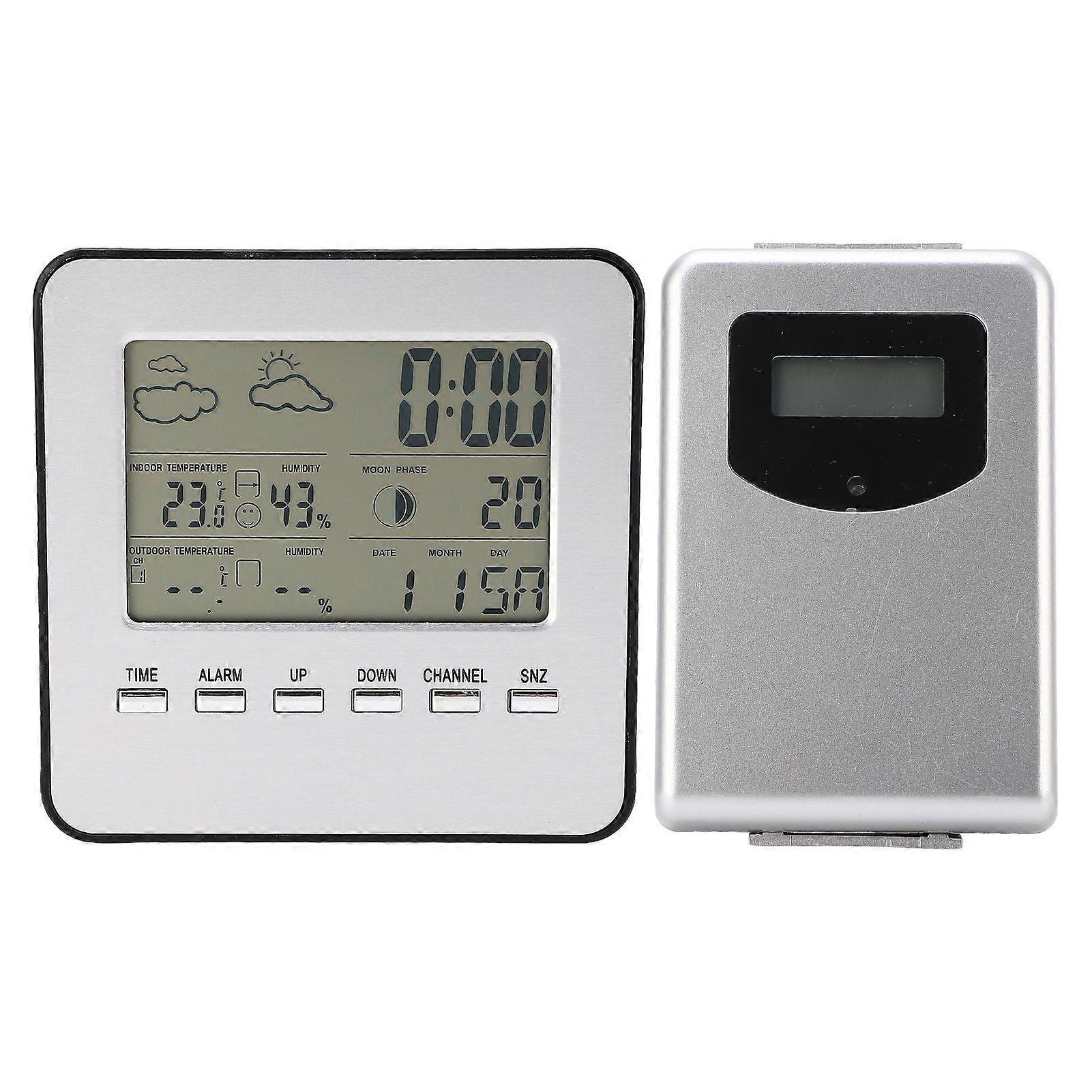 Wireless Temperature Humidity Meter 7 Languages Low Consumption Wall Mounted Thermo Hygrometer
