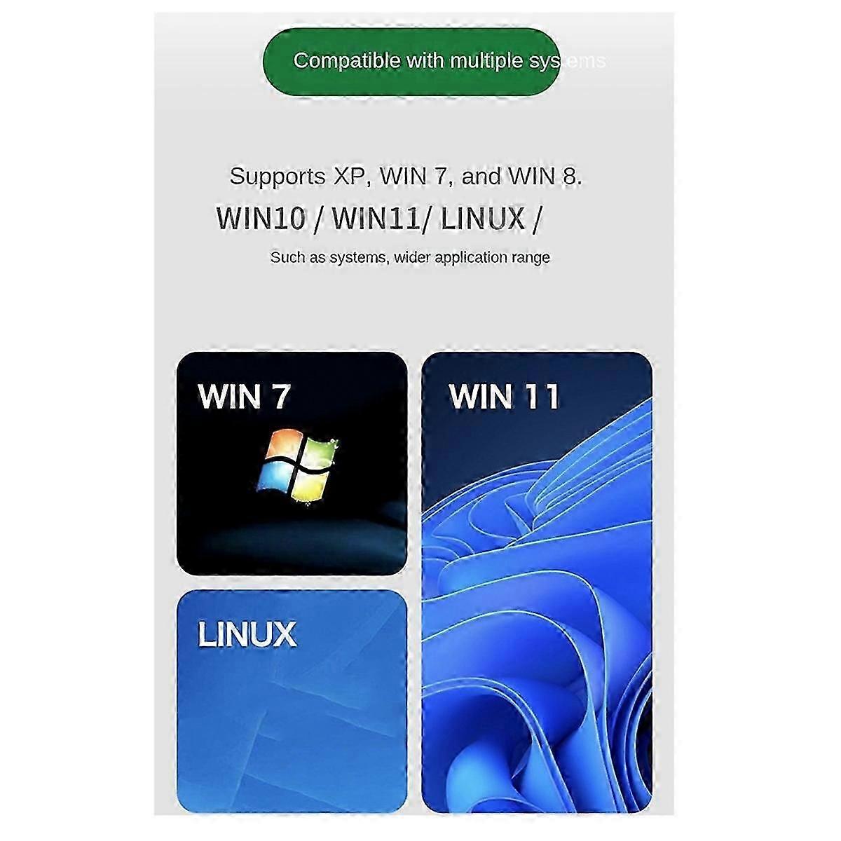 External CD/DVD Drive Portable CD DVD +/-RW Drive Optical Drive Player Reader USB 3.0 & Type-C for Win 11 10 8 7