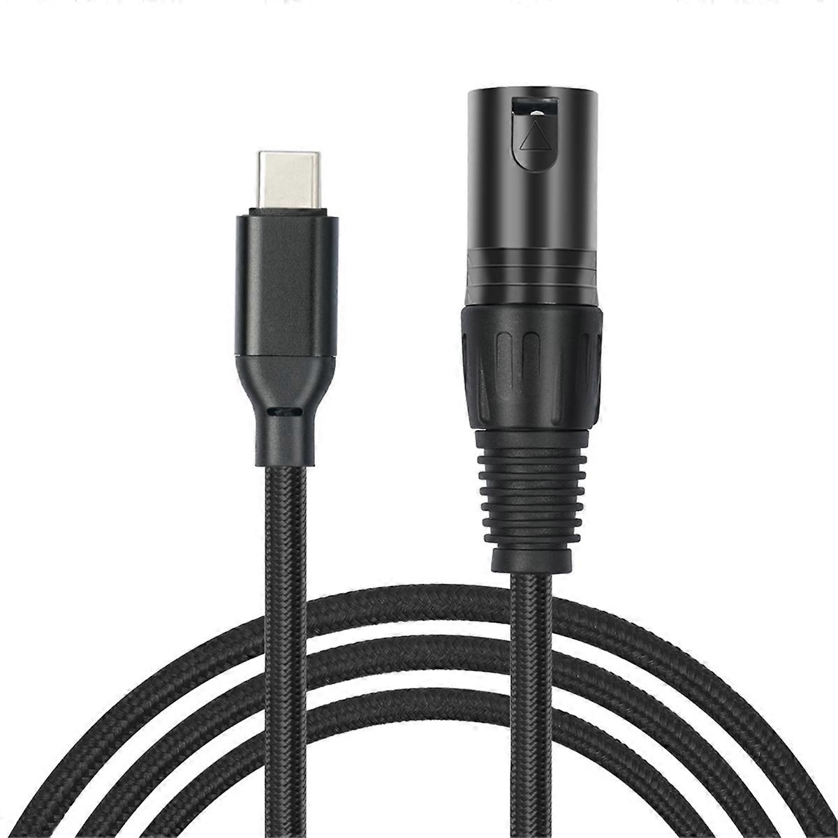 USB C to XLR Cable,6.6 FT XLR Male to USB C Converter Adapter