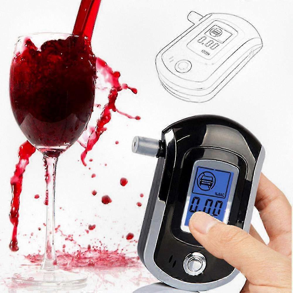 Digital Breath Alcohol Tester At6000 Portable Breathalyzer for Personal Use Alcohol Detector with Accurate Results - Dropshipping Available