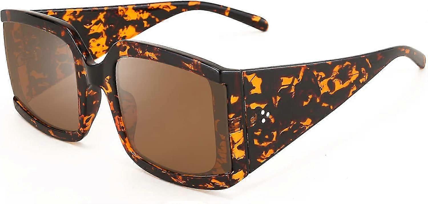Feisedy Vintage Shades Oversized Luxury Square Lunettes de soleil Thick Eyewear Frame Hommes Femmes B2672