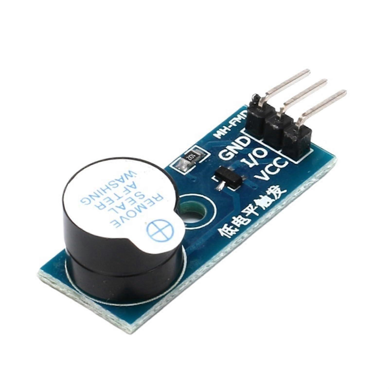 Active Buzzer Module Low Level Trigger 3-5V Through-Hole Compatible with Arduino Raspberry Pi