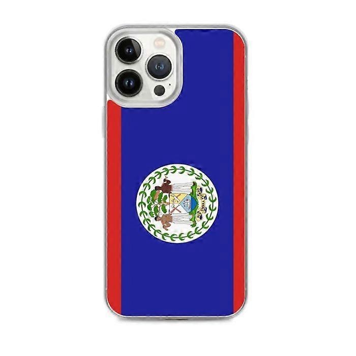 Phone Case - PIXELFORMA - Flag of Belize - Compatible with iPhone 13 Pro Max - Flexible - Shockproof