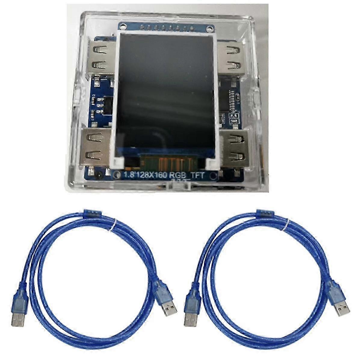 Dual PC Keyboard and Mouse USB Controller with AI/DMA Network Converter for Single Machine
