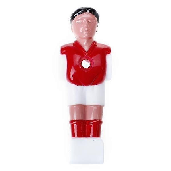 6x Foosball Player Replacement Part Red