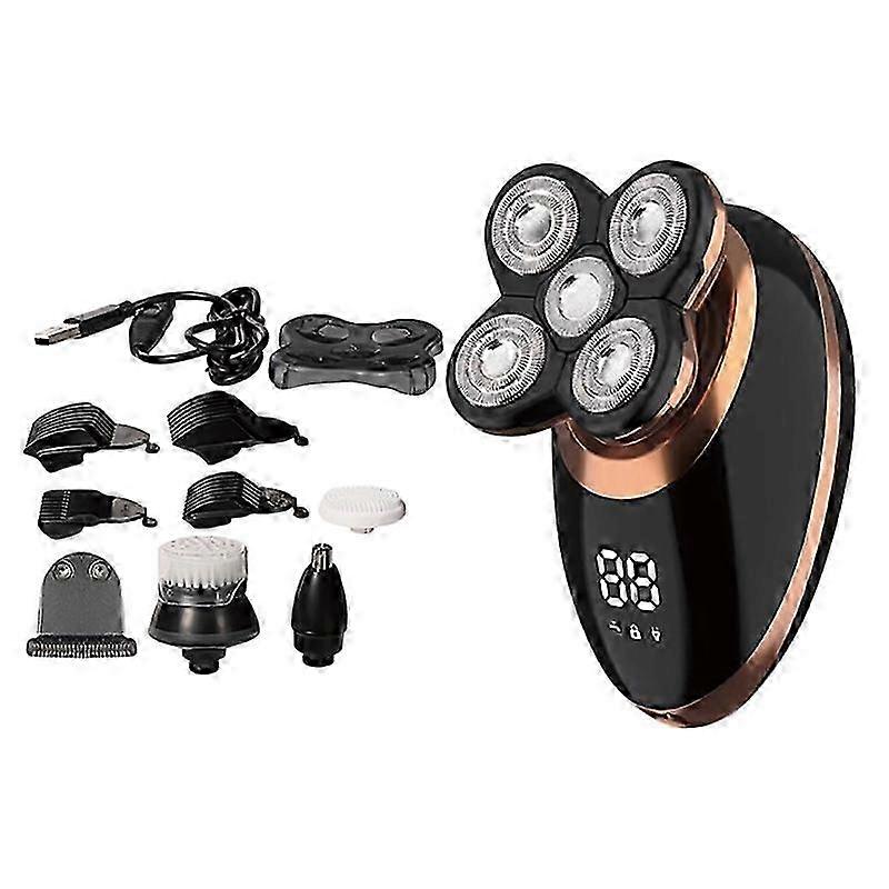 Wet Dry Electric Shaver for Men Beard Hair Trimmer Electric Razor Rechargeable Bald Shaving Machine